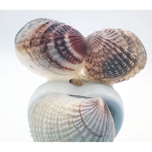 Bell Seashell Owl Googly Eyes Ceramic Vintage Art 4 In Gift Corp Nautical Decor - Picture 9 of 16